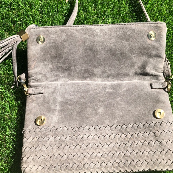 Lulus Leave it to Me Gray Clutch - Picture 4 of 12